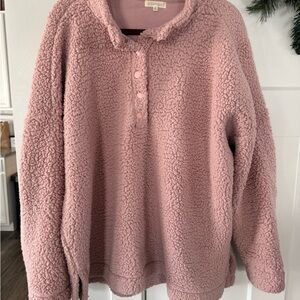 Universal Thread Blush Teddy Jacket